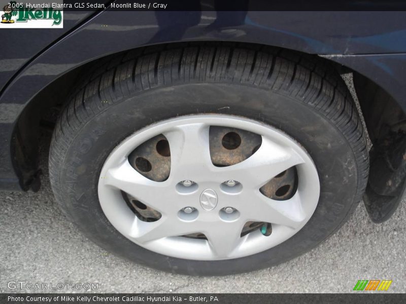 Moonlit Blue / Gray 2005 Hyundai Elantra GLS Sedan