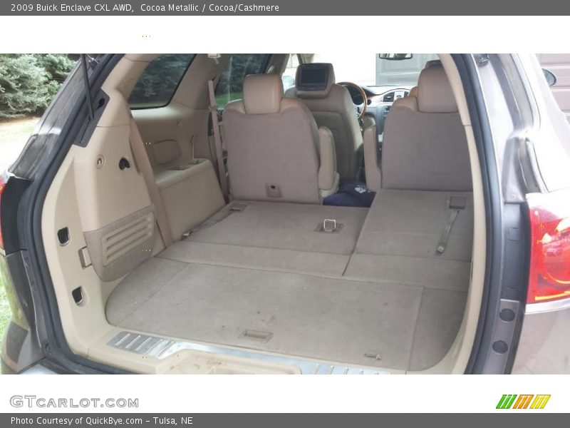 Cocoa Metallic / Cocoa/Cashmere 2009 Buick Enclave CXL AWD