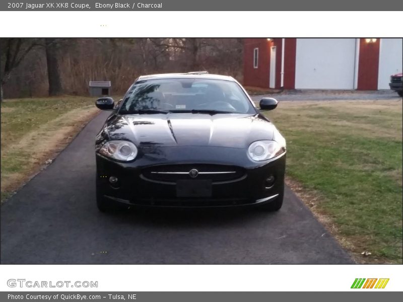 Ebony Black / Charcoal 2007 Jaguar XK XK8 Coupe