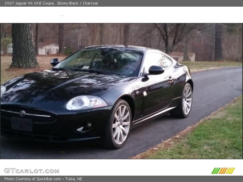 Ebony Black / Charcoal 2007 Jaguar XK XK8 Coupe