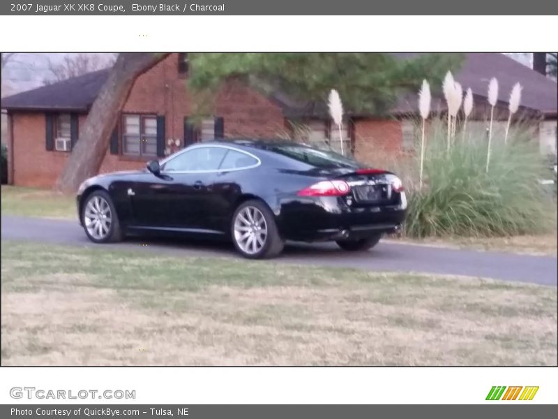 Ebony Black / Charcoal 2007 Jaguar XK XK8 Coupe