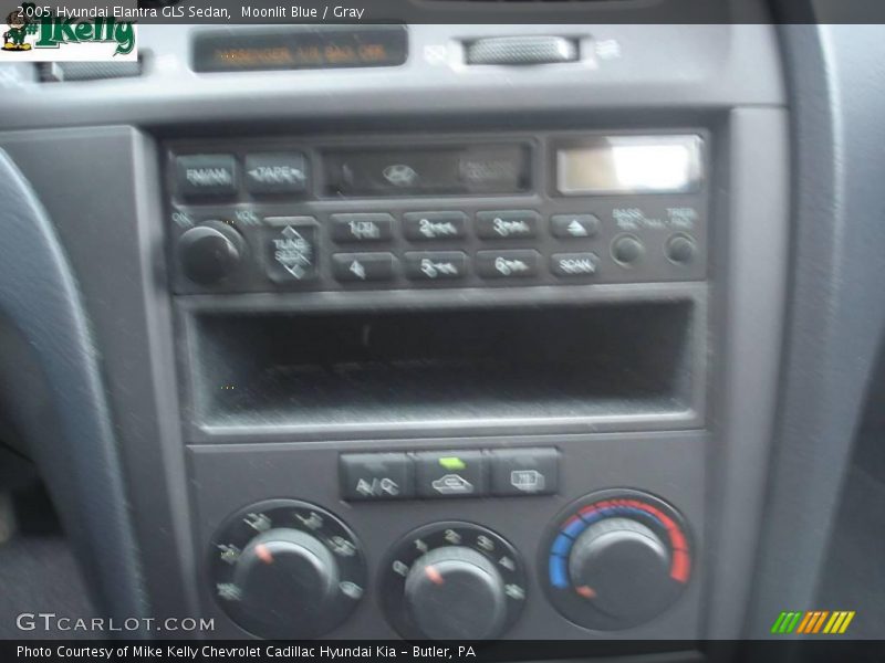 Moonlit Blue / Gray 2005 Hyundai Elantra GLS Sedan