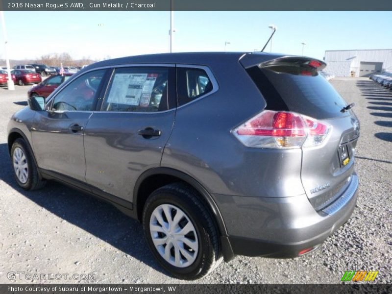 Gun Metallic / Charcoal 2016 Nissan Rogue S AWD