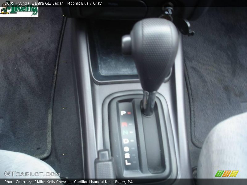 Moonlit Blue / Gray 2005 Hyundai Elantra GLS Sedan