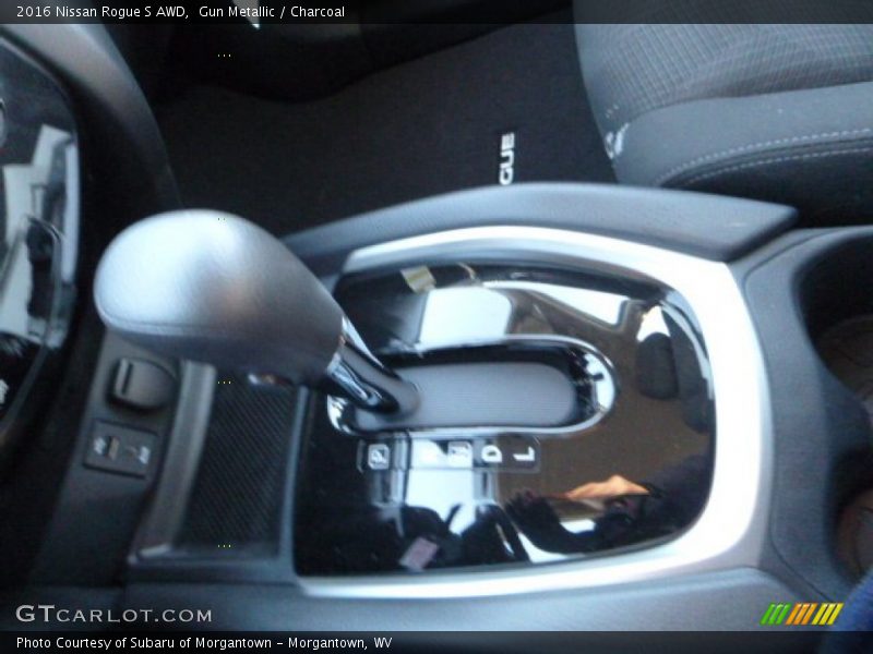 Gun Metallic / Charcoal 2016 Nissan Rogue S AWD