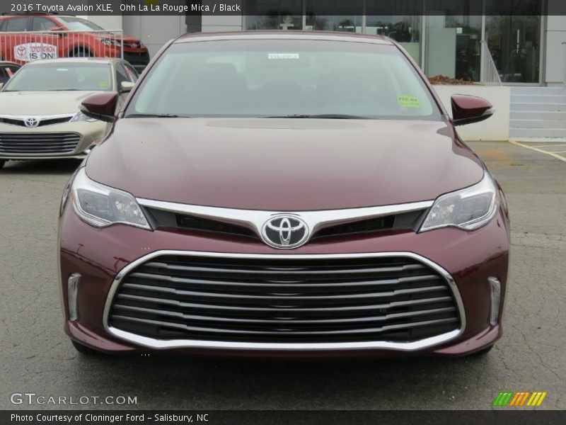 Ohh La La Rouge Mica / Black 2016 Toyota Avalon XLE