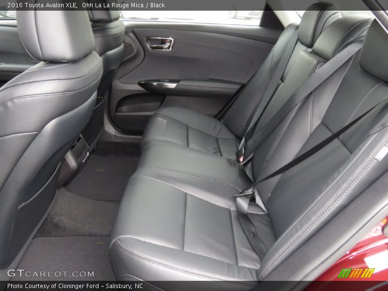 Rear Seat of 2016 Avalon XLE