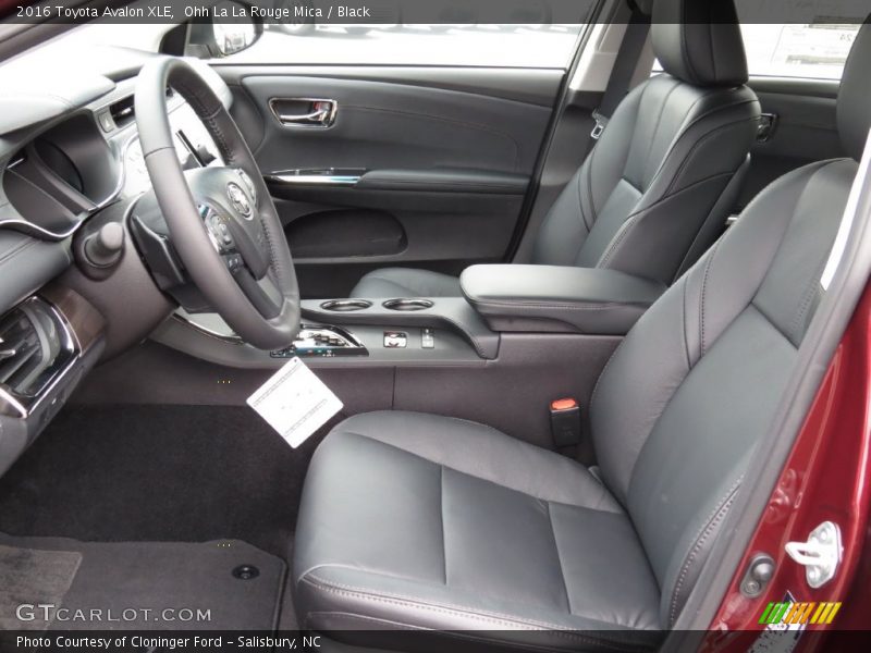 Front Seat of 2016 Avalon XLE