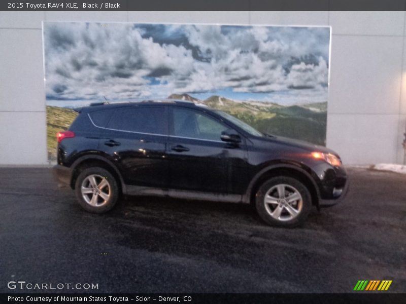 Black / Black 2015 Toyota RAV4 XLE