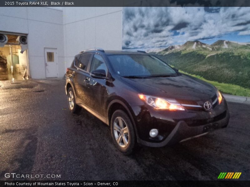 Black / Black 2015 Toyota RAV4 XLE