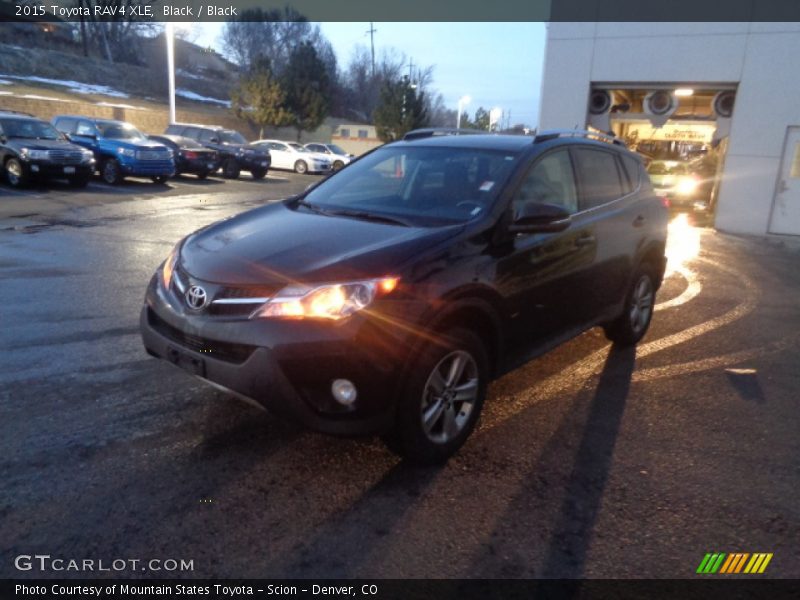 Black / Black 2015 Toyota RAV4 XLE