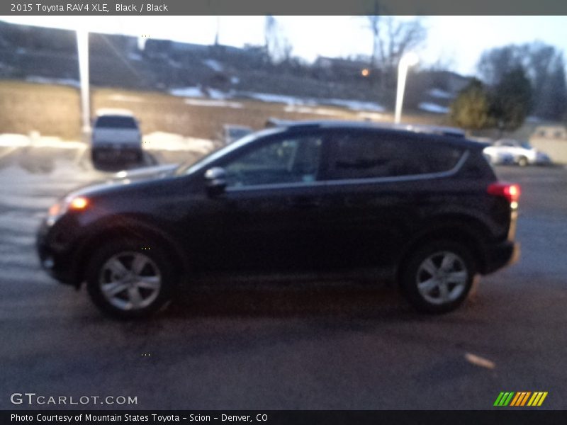 Black / Black 2015 Toyota RAV4 XLE