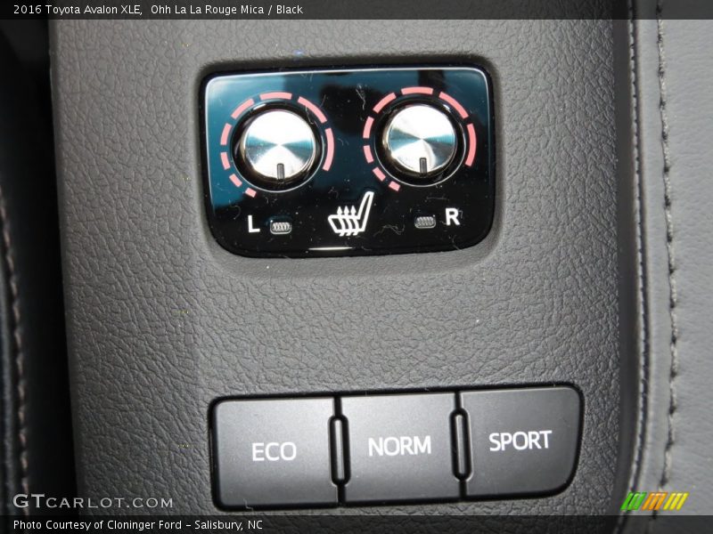 Controls of 2016 Avalon XLE