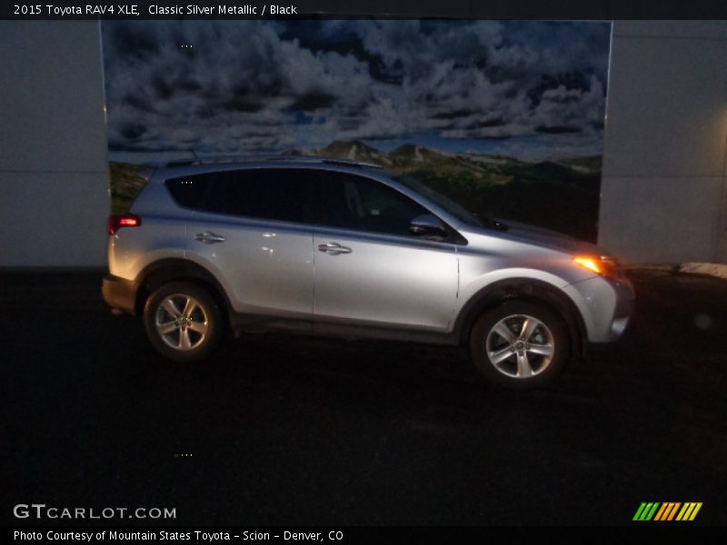 Classic Silver Metallic / Black 2015 Toyota RAV4 XLE