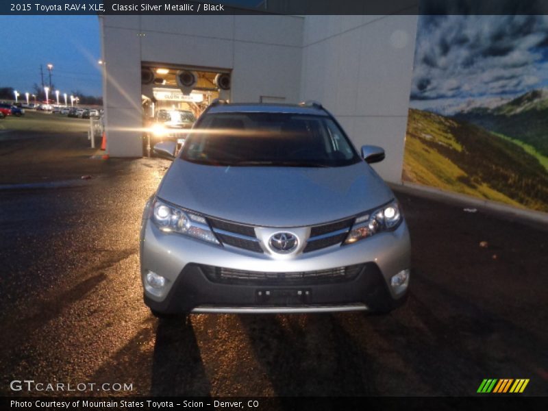Classic Silver Metallic / Black 2015 Toyota RAV4 XLE