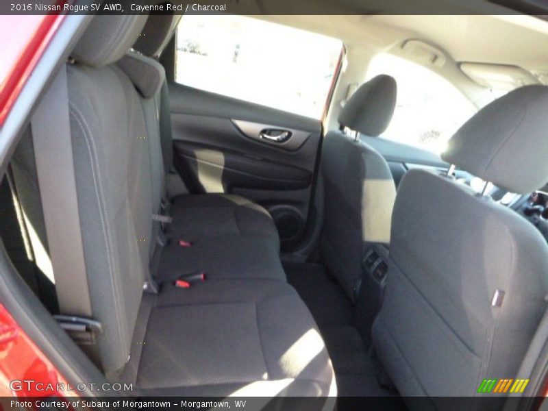 Cayenne Red / Charcoal 2016 Nissan Rogue SV AWD