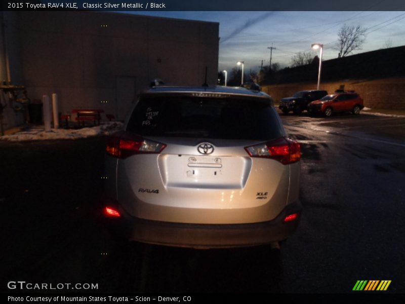 Classic Silver Metallic / Black 2015 Toyota RAV4 XLE