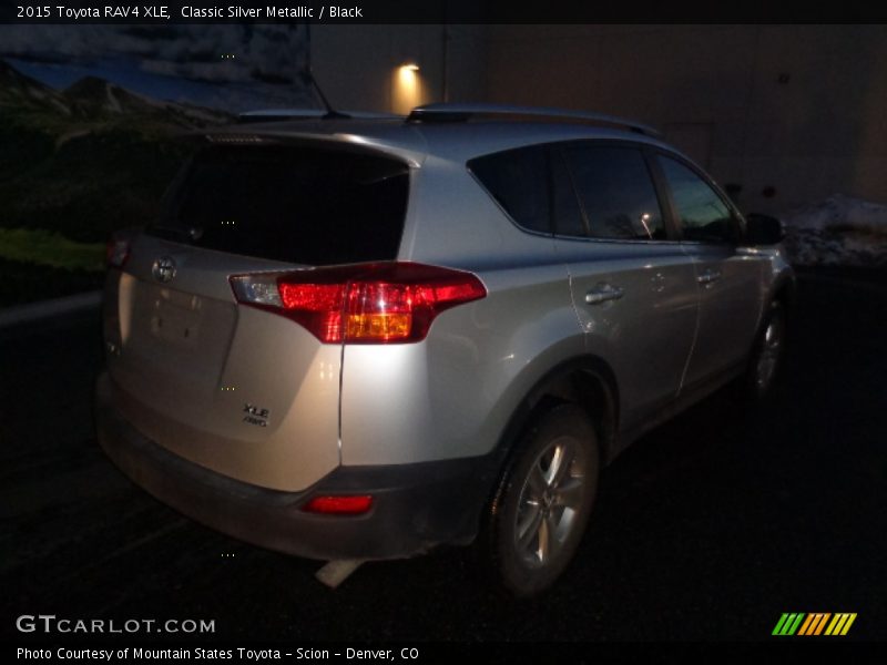Classic Silver Metallic / Black 2015 Toyota RAV4 XLE