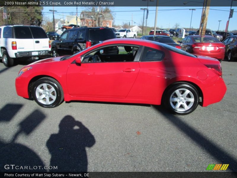 Code Red Metallic / Charcoal 2009 Nissan Altima 2.5 S Coupe