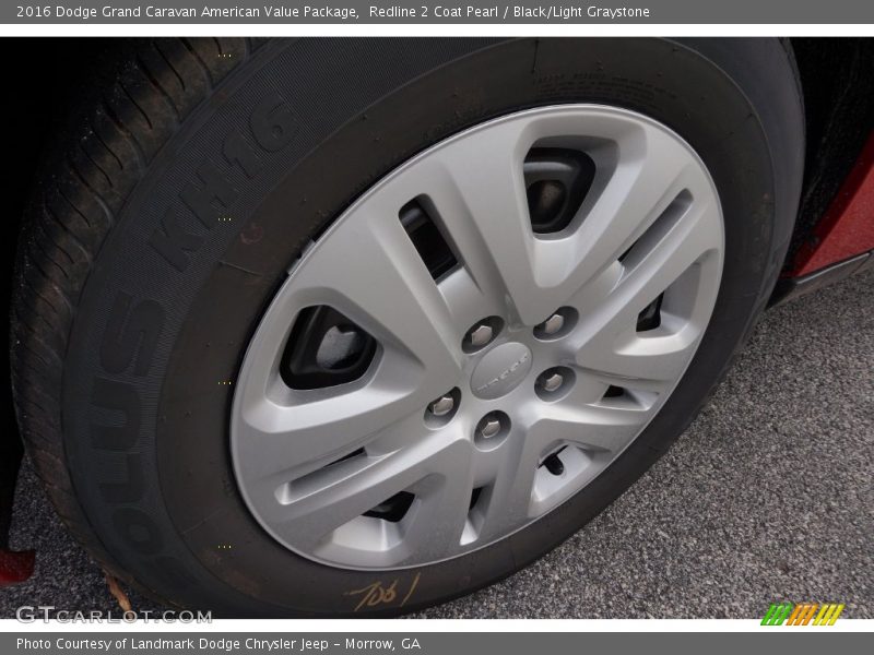 Redline 2 Coat Pearl / Black/Light Graystone 2016 Dodge Grand Caravan American Value Package
