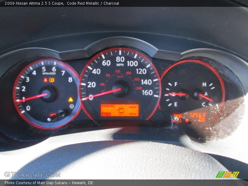 Code Red Metallic / Charcoal 2009 Nissan Altima 2.5 S Coupe