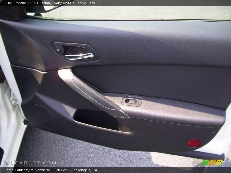 Ivory White / Ebony Black 2008 Pontiac G6 GT Sedan