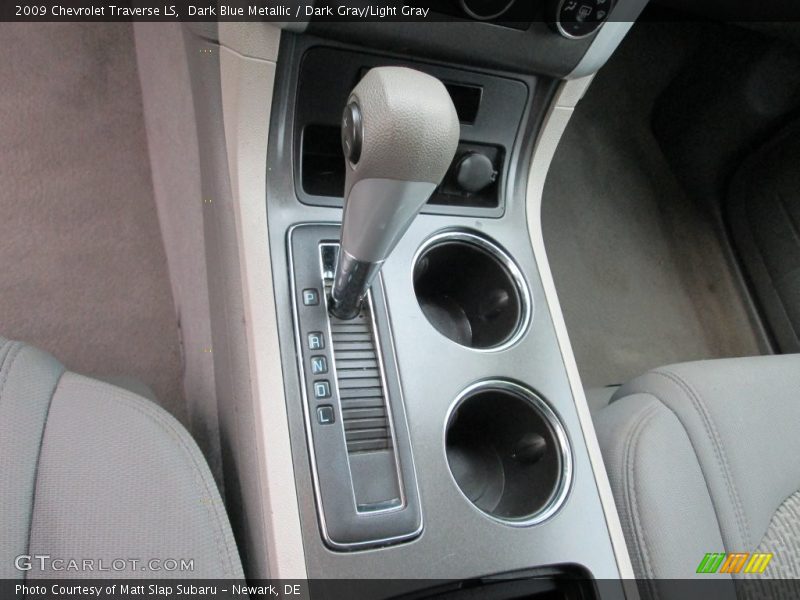 Dark Blue Metallic / Dark Gray/Light Gray 2009 Chevrolet Traverse LS
