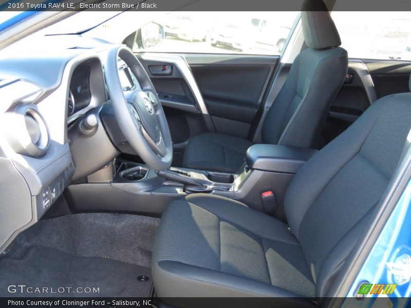 Electric Storm Blue / Black 2016 Toyota RAV4 LE