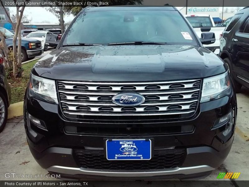 Shadow Black / Ebony Black 2016 Ford Explorer Limited