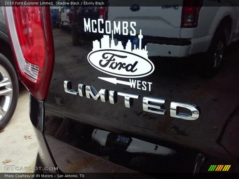 Shadow Black / Ebony Black 2016 Ford Explorer Limited