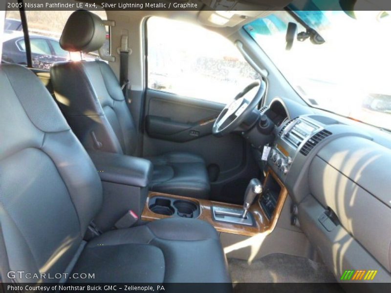 Silver Lightning Metallic / Graphite 2005 Nissan Pathfinder LE 4x4