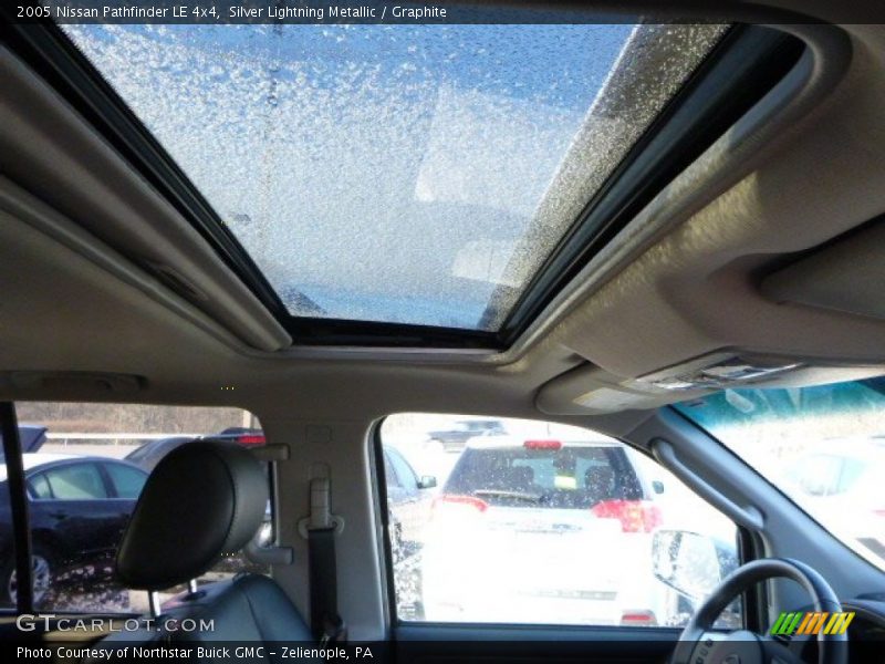 Silver Lightning Metallic / Graphite 2005 Nissan Pathfinder LE 4x4