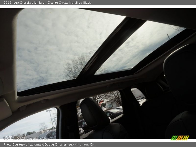 Granite Crystal Metallic / Black 2016 Jeep Cherokee Limited