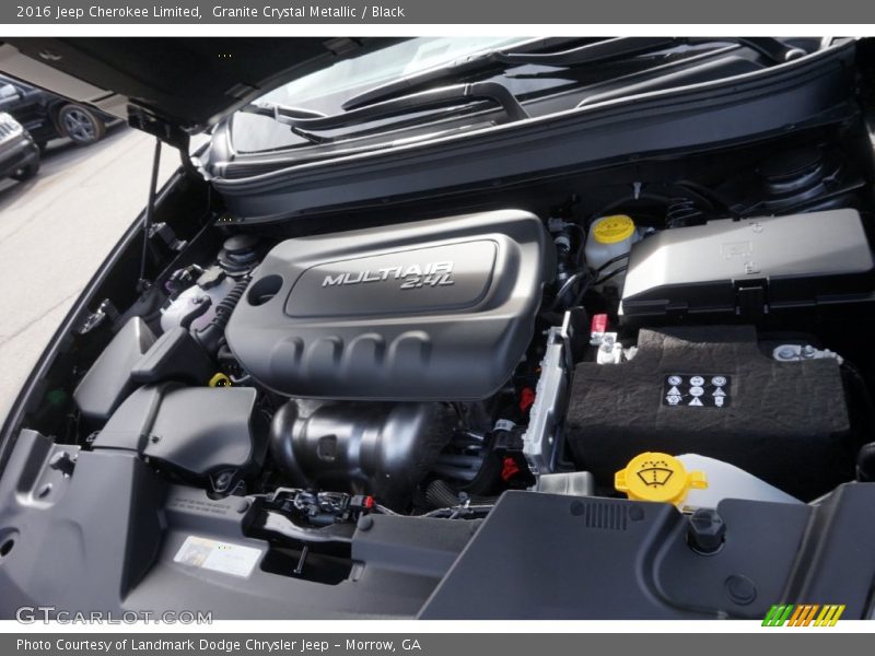 Granite Crystal Metallic / Black 2016 Jeep Cherokee Limited