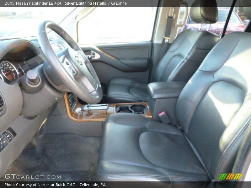 Silver Lightning Metallic / Graphite 2005 Nissan Pathfinder LE 4x4