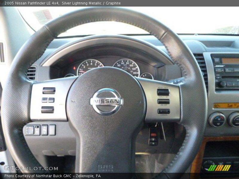 Silver Lightning Metallic / Graphite 2005 Nissan Pathfinder LE 4x4