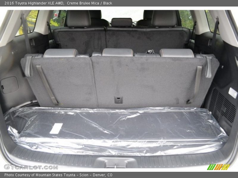 Creme Brulee Mica / Black 2016 Toyota Highlander XLE AWD
