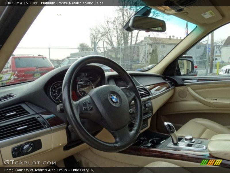 Platinum Bronze Metallic / Sand Beige 2007 BMW X5 3.0si