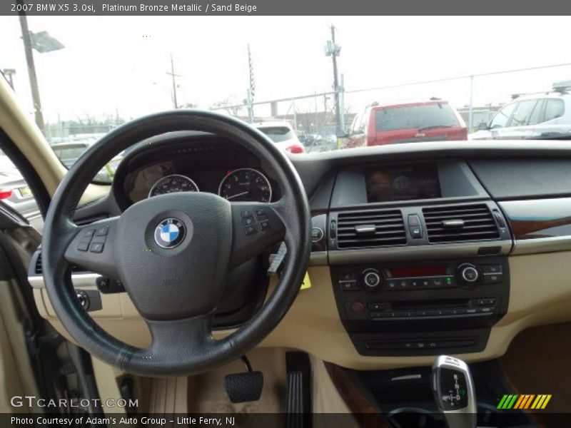 Platinum Bronze Metallic / Sand Beige 2007 BMW X5 3.0si