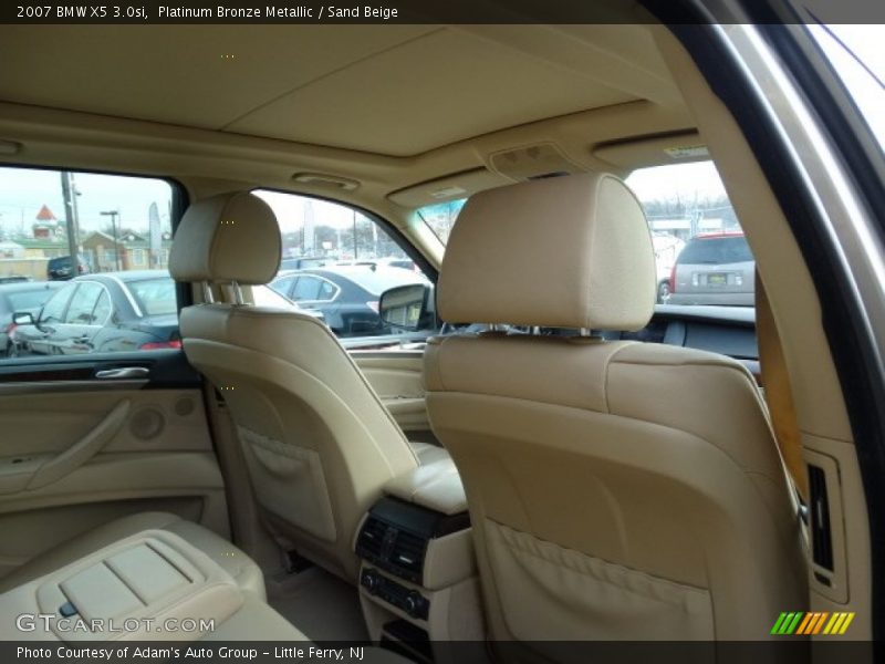 Platinum Bronze Metallic / Sand Beige 2007 BMW X5 3.0si