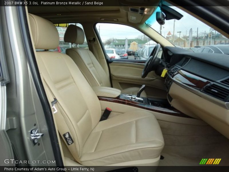 Platinum Bronze Metallic / Sand Beige 2007 BMW X5 3.0si