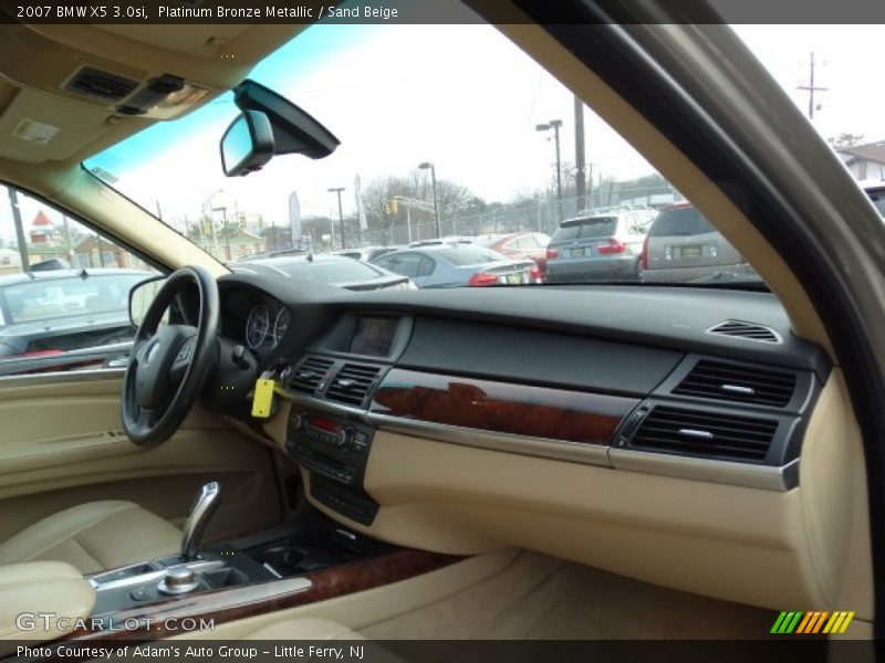 Platinum Bronze Metallic / Sand Beige 2007 BMW X5 3.0si
