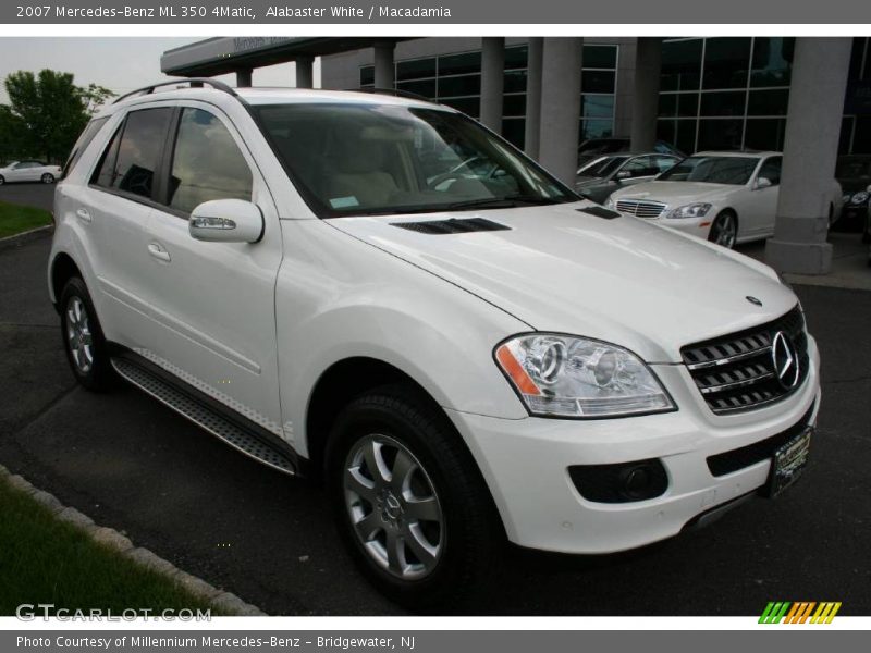 Alabaster White / Macadamia 2007 Mercedes-Benz ML 350 4Matic
