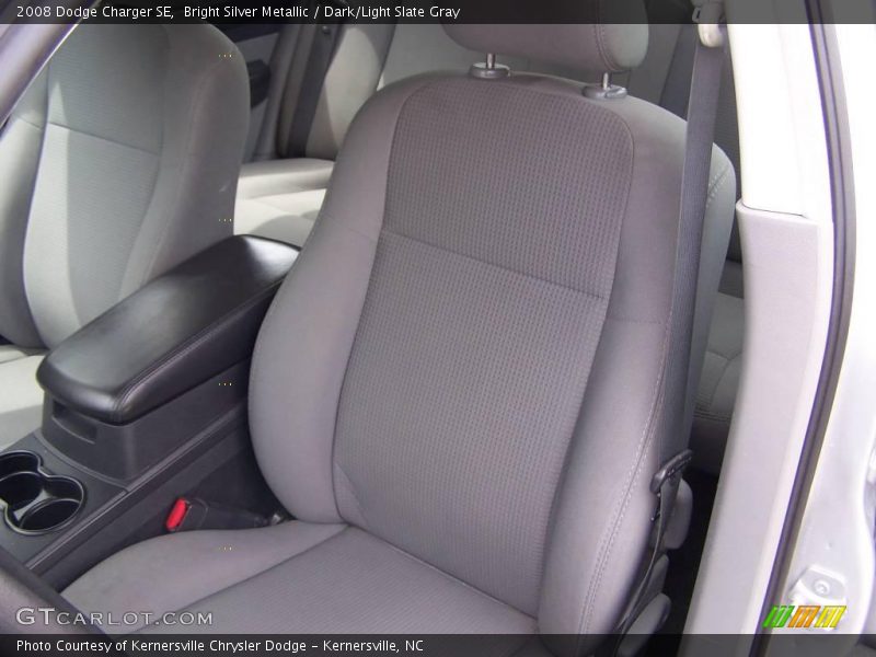 Bright Silver Metallic / Dark/Light Slate Gray 2008 Dodge Charger SE