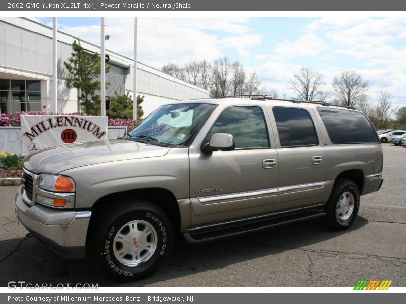 Pewter Metallic / Neutral/Shale 2002 GMC Yukon XL SLT 4x4