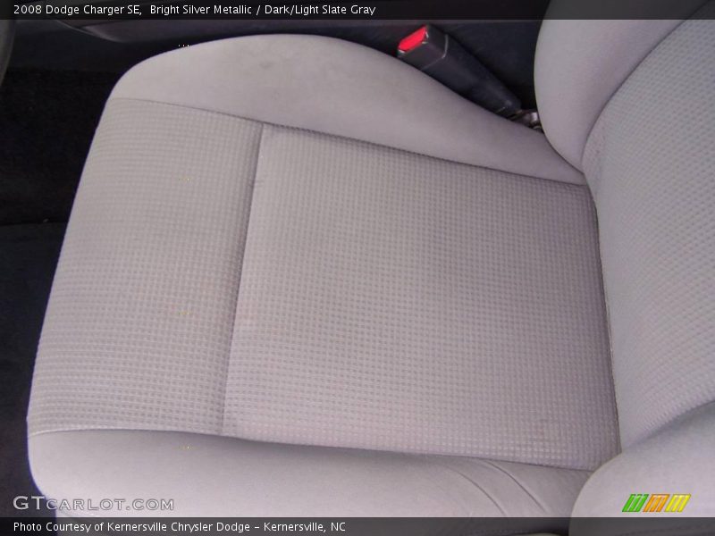 Bright Silver Metallic / Dark/Light Slate Gray 2008 Dodge Charger SE