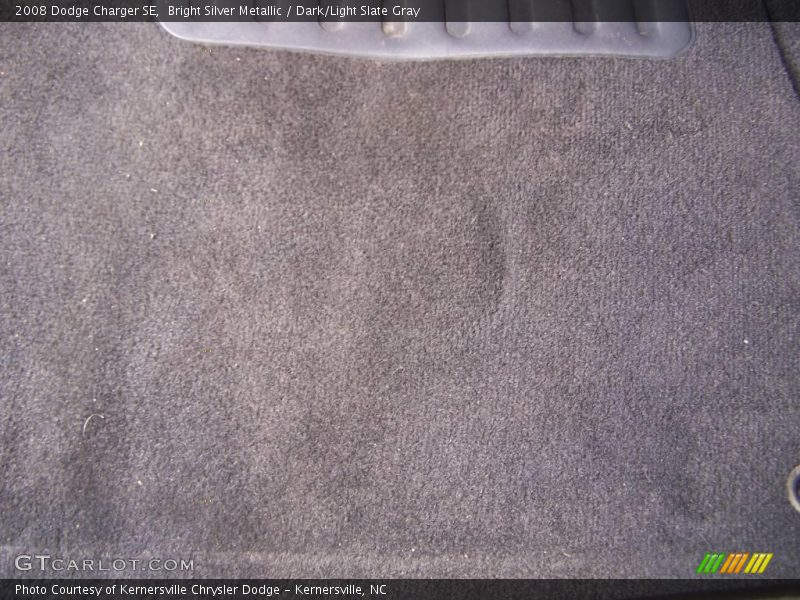 Bright Silver Metallic / Dark/Light Slate Gray 2008 Dodge Charger SE
