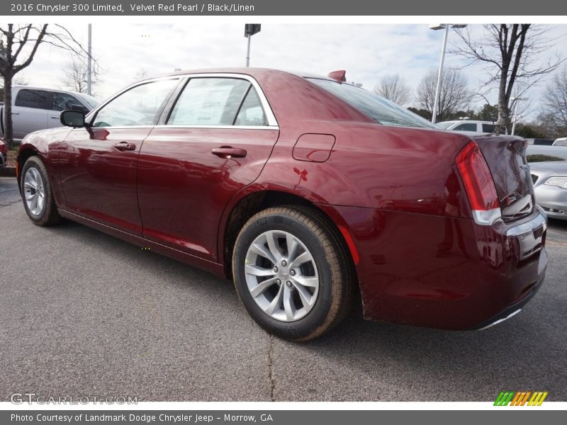Velvet Red Pearl / Black/Linen 2016 Chrysler 300 Limited