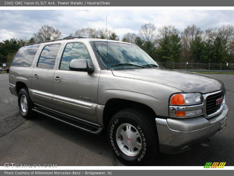 Pewter Metallic / Neutral/Shale 2002 GMC Yukon XL SLT 4x4