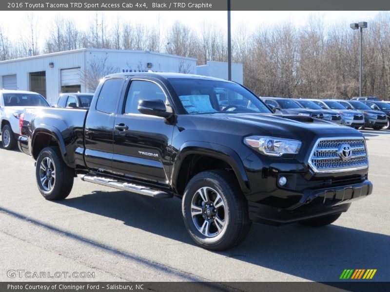 Front 3/4 View of 2016 Tacoma TRD Sport Access Cab 4x4